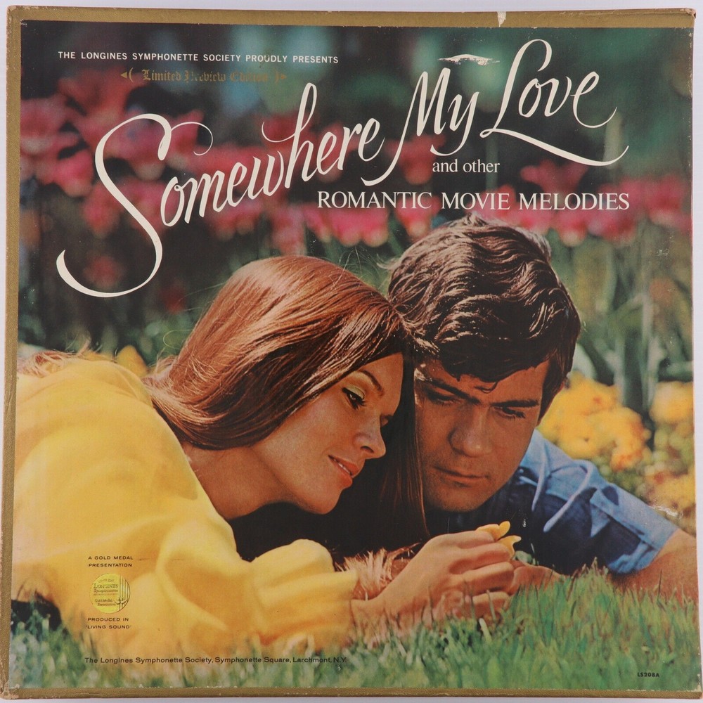 Longines Symphonette Somewhere My Love & Other Romantic Movie LP Record Box Set